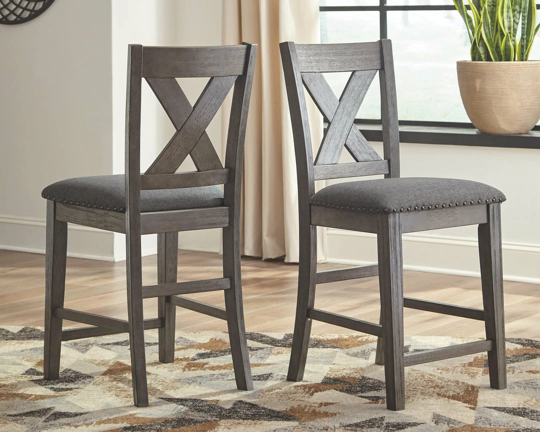 Wholesale ๐ Ashley Furniture Caitbrook - Gray - Upholstered Barstool (2/CN) Stools ๐ 6 Ashley Furniture Caitbrook - Gray - Upholstered Barstool (2/CN) Stools