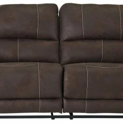 Ashley Furniture Reclining Furniture Kitching - Java - 2 Seat Pwr Rec Sofa Adj Hdrest