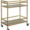 Ashley Furniture Bars & Bar Carts Kailman - Gold Finish - Bar Cart