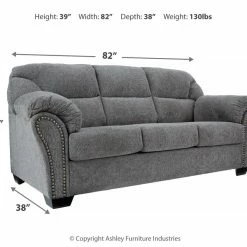 Ashley Furniture Allmaxx - Pewter - Sofa Sofas