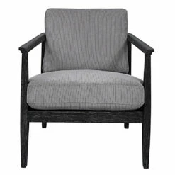 Chairs Uttermost Brunei Modern Gray Accent Chair