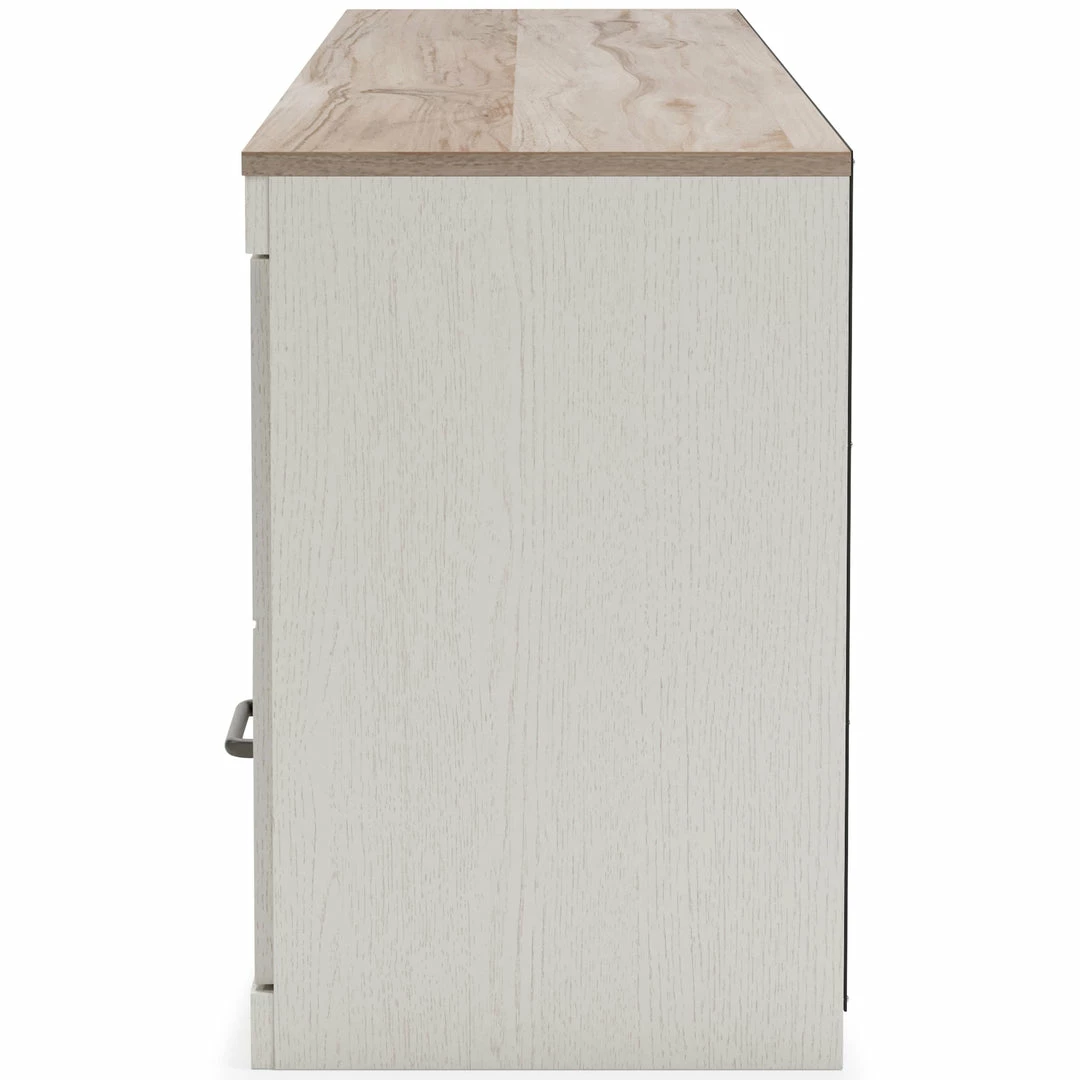 Discount 🌟 Ashley Furniture Vaibryn - White / Brown - Lg Tv Stand W/fireplace Option TV Stands ⌛ 9 Ashley Furniture Vaibryn - White / Brown - Lg Tv Stand W/fireplace Option TV Stands