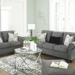 Ashley Furniture Agleno - Charcoal - Loveseat