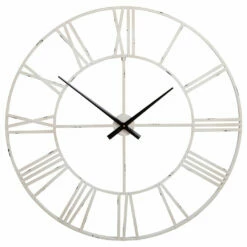 Ashley Furniture Paquita - Antique White - Wall Clock Accessories