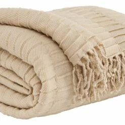 Ashley Furniture Mendez - Sand - Throw (3/cs)