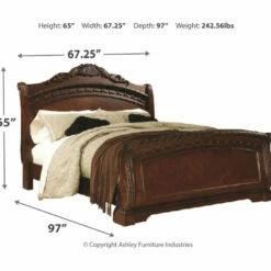 Cheapest ⌛ Millennium® By Ashley North Shore - Dark Ultimate Best In Class 👗 Dresser, Mirror, Sleigh Bed 🔔 13 Millennium® By Ashley North Shore - Dark Ultimate Best In Class Dresser, Mirror, Sleigh Bed