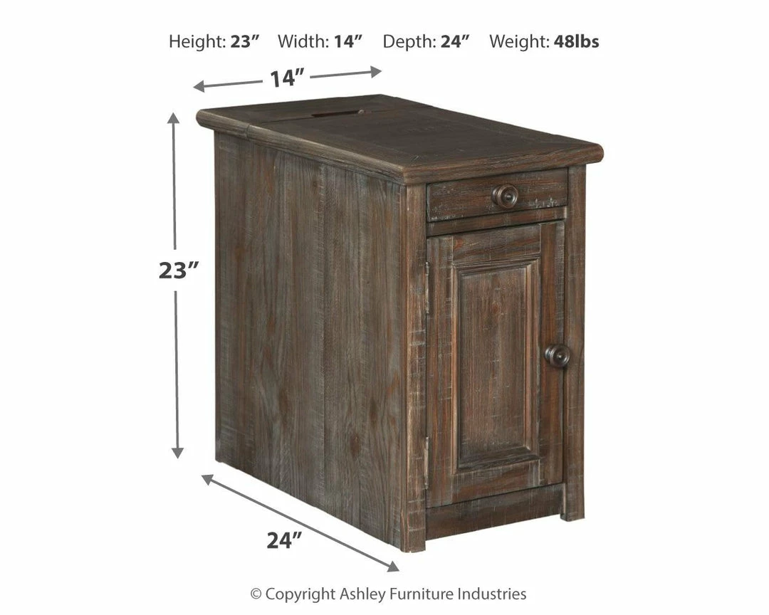 Hot Sale ⭐ Ashley Furniture Wyndahl - Rustic Brown - Chair Side End Table 😀 7 Ashley Furniture Wyndahl - Rustic Brown - Chair Side End Table