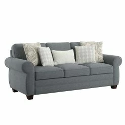 Emerald Home Royce Complete Sofa, Slate Blue Sofas