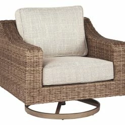 Ashley Furniture Beachcroft - Beige - Swivel Lounge Chair (1/cn)
