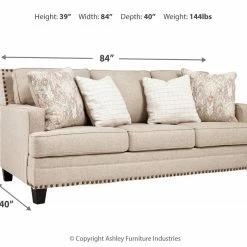 Ashley Furniture Claredon - Pearl Silver - Sofa Sofas