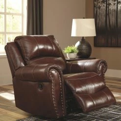 Signature Design By Ashley® Reclining Furniture Bingen - Harness - 3 Pc. - Reclining Sofa, Loveseat, Rocker Recliner