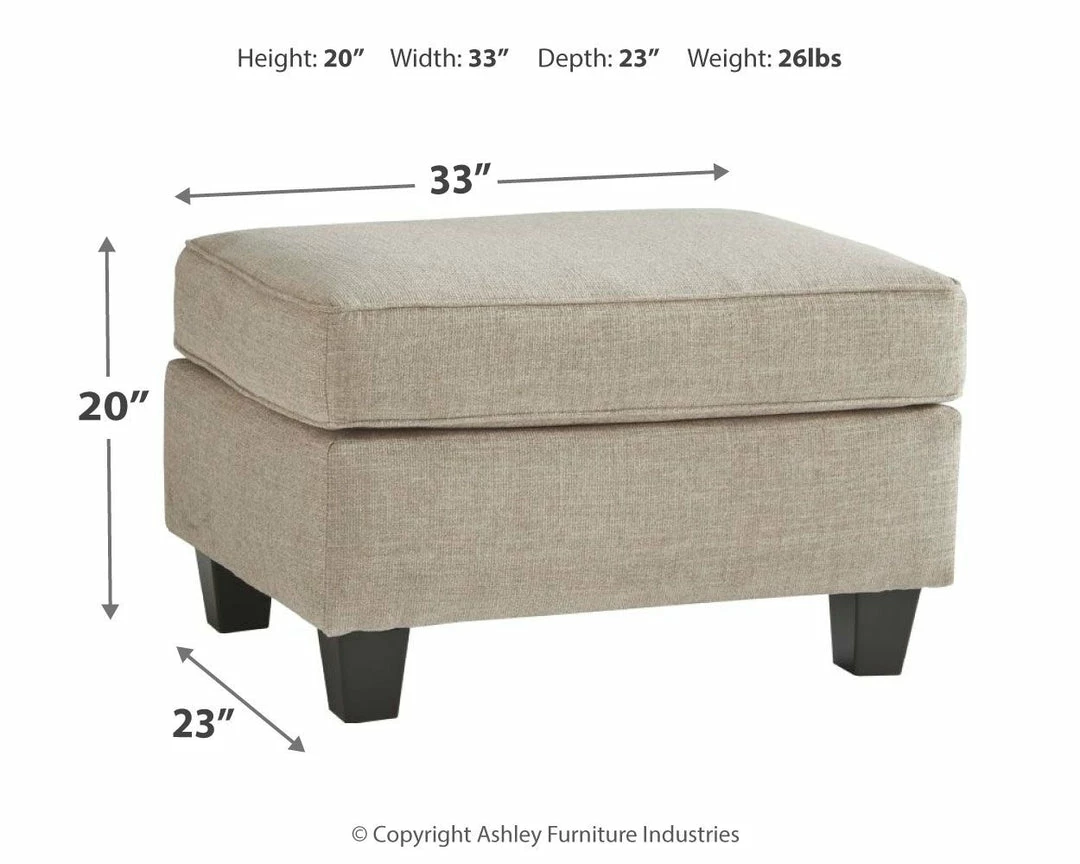 Cheapest 😉 Ashley Furniture Ottomans Abney - Driftwood - Ottoman 🛒 5 Ashley Furniture Ottomans Abney - Driftwood - Ottoman