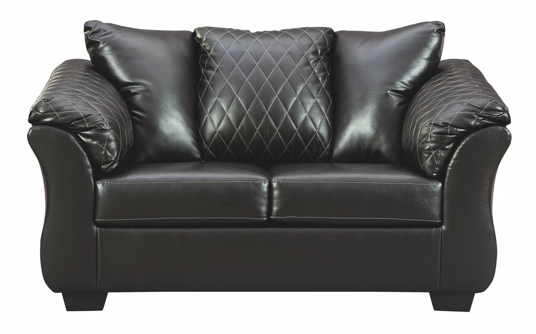 Brand new 🛒 Ashley Furniture Betrillo - Black - Loveseat ✨ 3 Ashley Furniture Betrillo - Black - Loveseat