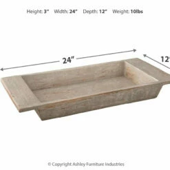 Ashley Furniture Michaiah - Antique White - Tray Table Decor