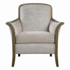Uttermost Brittoney Taupe Armchair Chairs