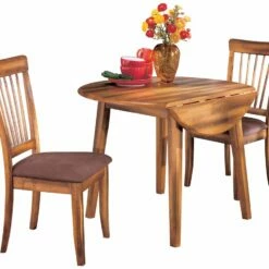 Cheapest 🌟 Ashley® Berringer - Dark Brown - Round Drm Drop Leaf Table 🌟 10 Ashley® Berringer - Dark Brown - Round Drm Drop Leaf Table