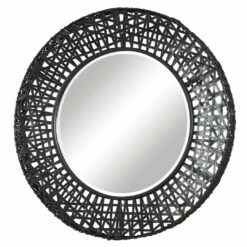 Accessories Uttermost Alita Woven Metal Mirror