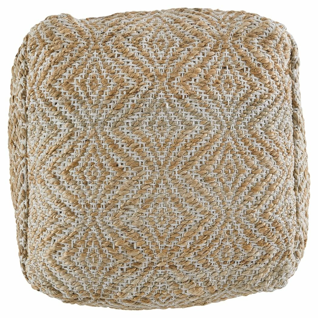 Outlet ๐ Ashley Furniture Accessories Madan - Ivory/natural - Pouf ๐ 5 Ashley Furniture Accessories Madan - Ivory/natural - Pouf