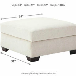 Ashley Furniture Cambri - Snow - Ottoman With Storage Ottomans