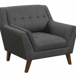 Emerald Home Chairs Binetti Chair-Charcoal