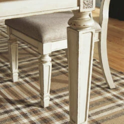 Ashley Furniture Realyn - Chipped White - Rect Dining Room Ext Table Tables