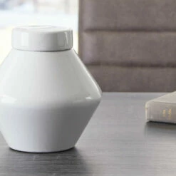 Ashley Furniture Domina - White - Jar (2/cs) - Small Table Decor