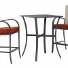 Signature Design By Ashley® Outdoor Sets Tianna - Dark Brown - Counter Table Set (3/cn)