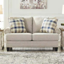 Cheap 🤩 Ashley Furniture Meggett - Linen - Loveseat ⌛ 9 Ashley Furniture Meggett - Linen - Loveseat