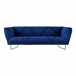 Moe's Home Collection Hexo Sofa Blue
