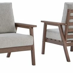 Signature Design By Ashley® Emmeline - Brown/beige - Lounge Chair W/cushion (2/cn) Chairs