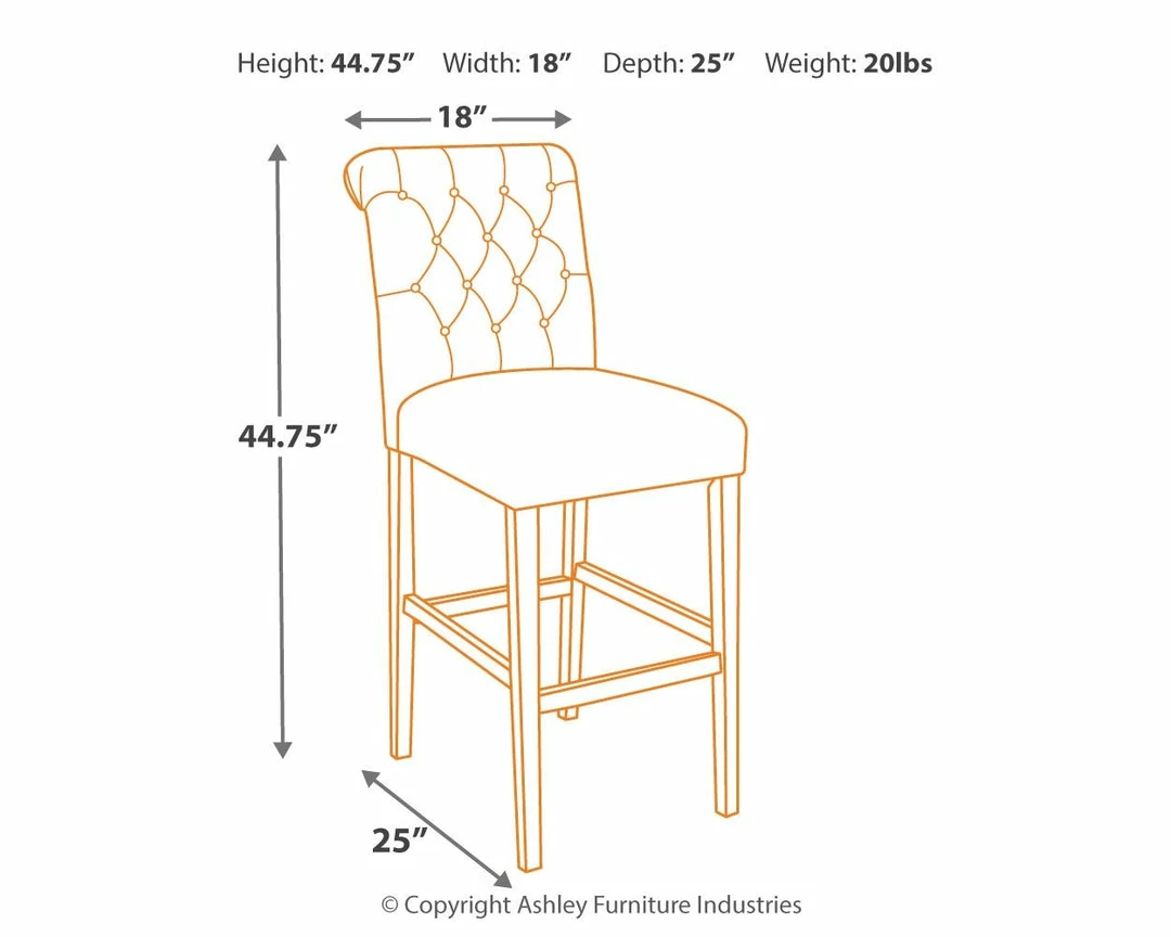 Top 10 ⌛ Ashley Furniture Tripton - Best In Class - Upholstered Barstool (2/CN) 🔥 16 Ashley Furniture Tripton - Best In Class - Upholstered Barstool (2/CN)