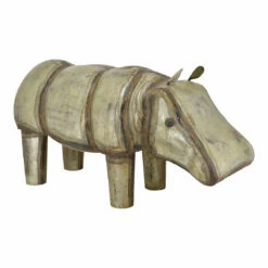 Moe's Home Collection Iron Hippopotamus Table Decor
