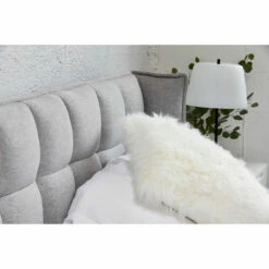 Moe's Home Collection Lamb Fur Pillow Large Cream Accessories