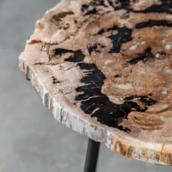Flash Sale 👍 Tables Uttermost Mircea Petrified Wood Accent Table 🧨 11 Tables Uttermost Mircea Petrified Wood Accent Table