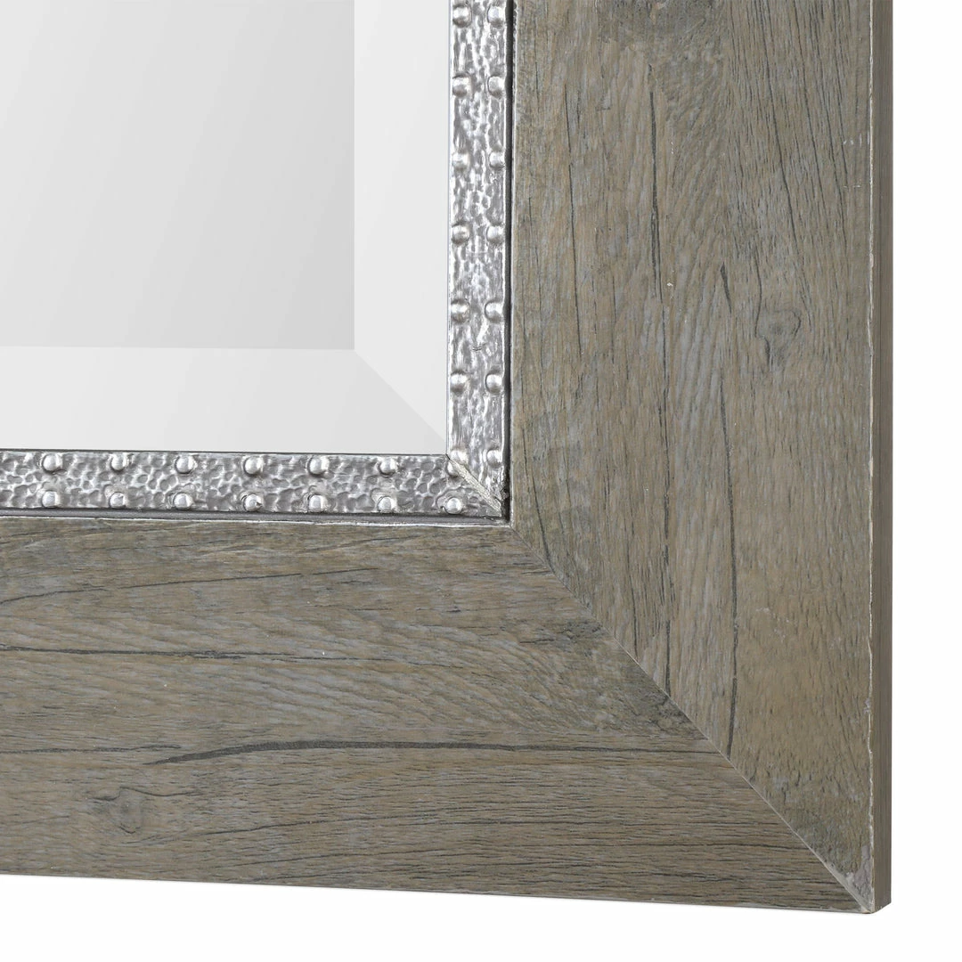 New ✔️ Accessories Uttermost Sheyenne Rustic Wood Mirror 🥰 4 Accessories Uttermost Sheyenne Rustic Wood Mirror