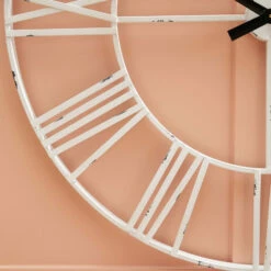 Ashley Furniture Paquita - Antique White - Wall Clock Accessories