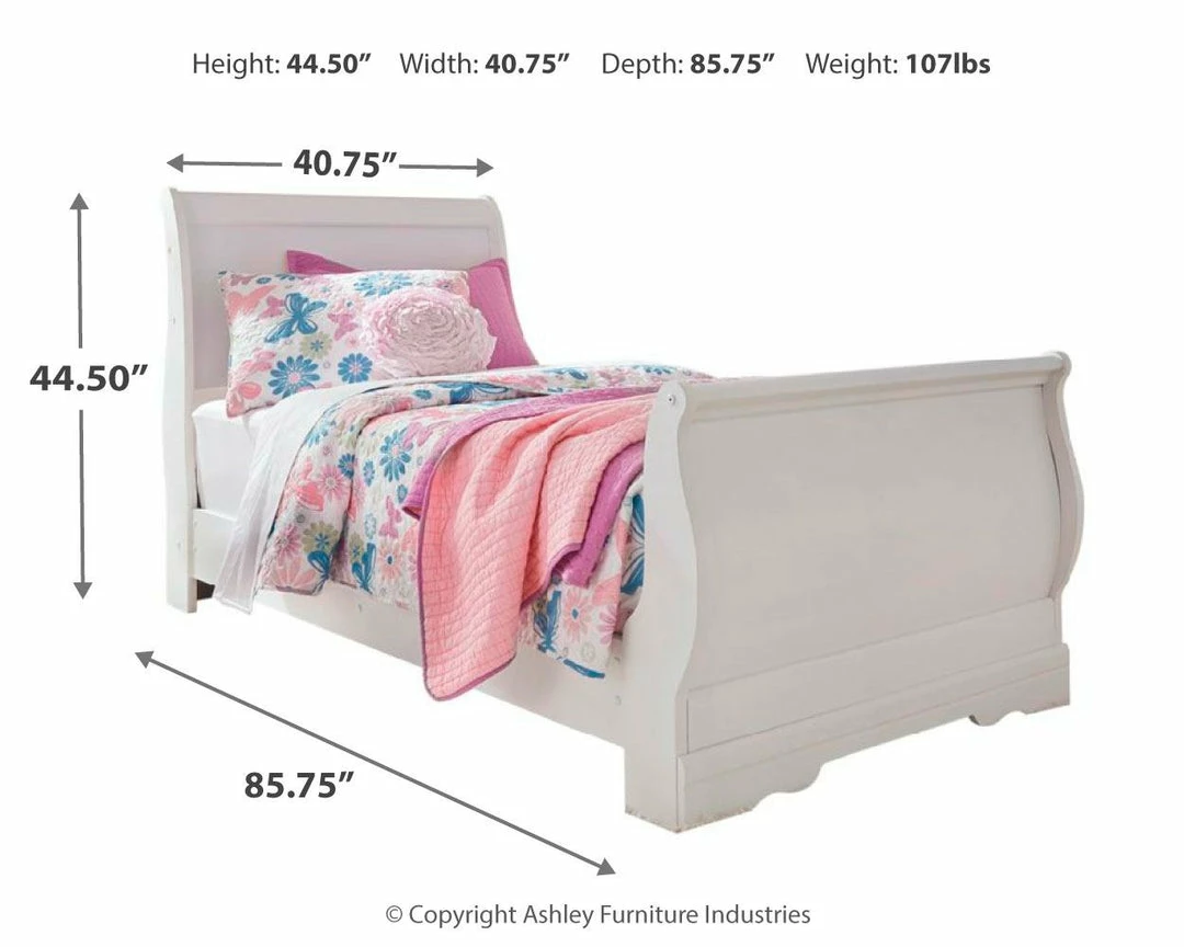 Budget ✔️ Signature Design By Ashley® Beds Anarasia - Best In Class - Kids Sleigh Bed ✔️ 4 Signature Design By Ashley® Beds Anarasia - Best In Class - Kids Sleigh Bed