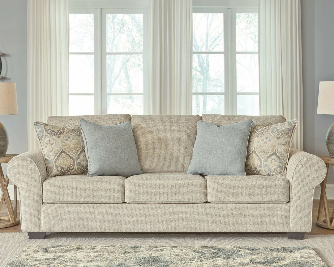 Brand new 🔥 Benchcraft® Haisley - Ivory - 4 Pc. - Sofa, Loveseat, Chair And A Half, Ottoman Living Room Sets 🧨 5 Benchcraft® Haisley - Ivory - 4 Pc. - Sofa, Loveseat, Chair And A Half, Ottoman Living Room Sets