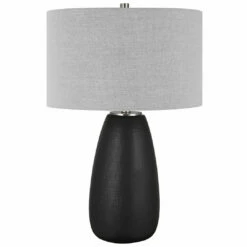 Uttermost Twilight Satin Black Table Lamp Accessories