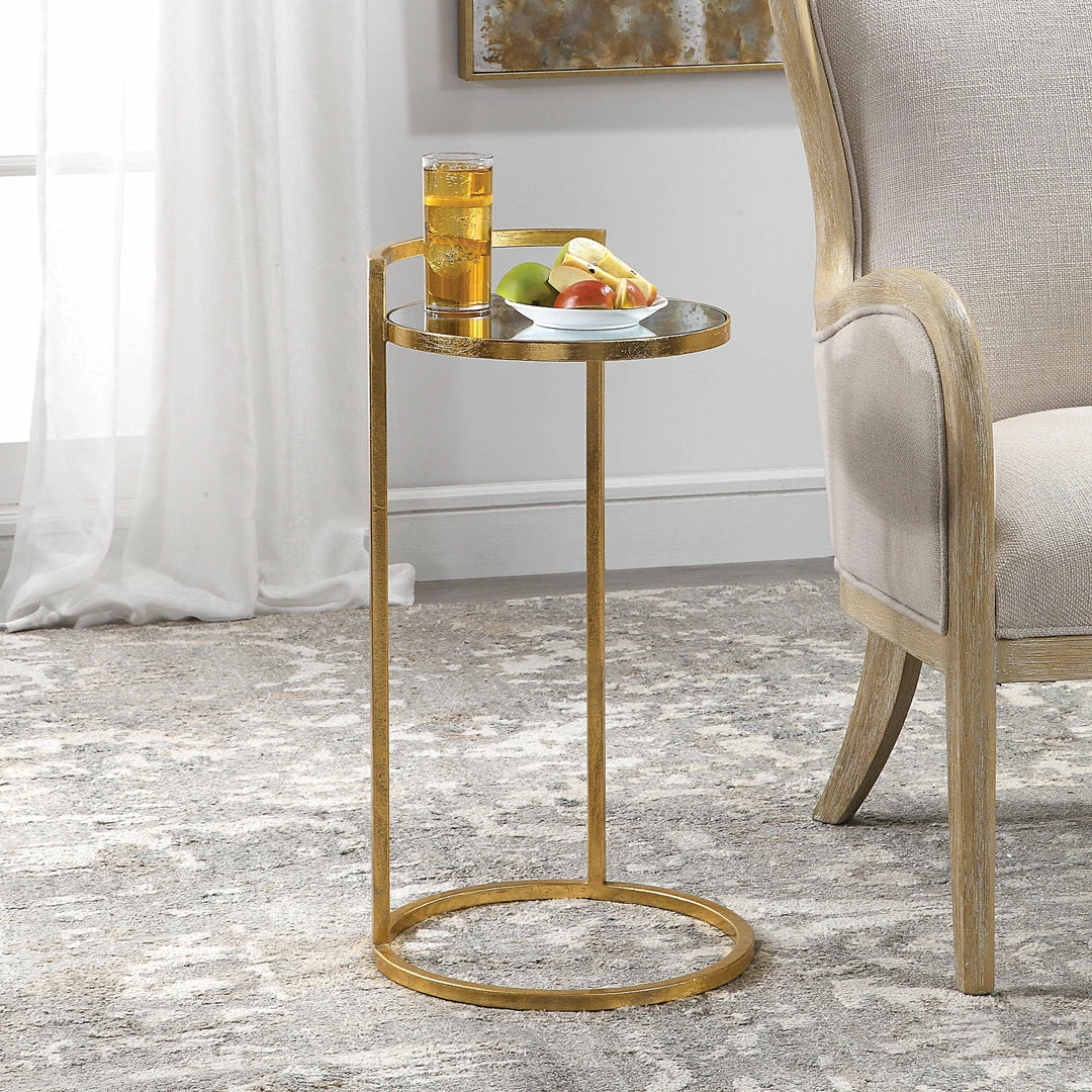 Deals 🤩 Tables Uttermost Cailin Gold Accent Table ✔️ 6 Tables Uttermost Cailin Gold Accent Table