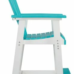Ashley Furniture Eisely - Turquoise / White - Barstool (2/cn)