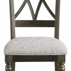 Signature Design By Ashley® Lanceyard - Dark Brown - 7 Pc. - Dining Room Table, 6 Side Chairs