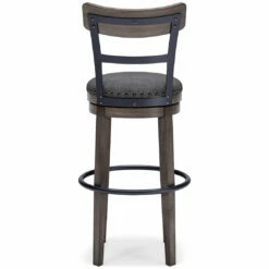 Ashley Furniture Caitbrook - Dark Gray - Tall Uph Swivel Barstool(1/cn)