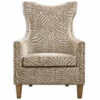Uttermost Kiango Animal Pattern Armchair Chairs