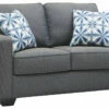 Ashley Furniture Kiessel - Steel - Loveseat Loveseats