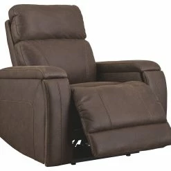 Ashley Furniture Reclining Furniture Rowlett - Walnut - Pwr Recliner/adj Headrest