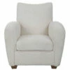 Uttermost Teddy White Shearling Accent Chair Chairs