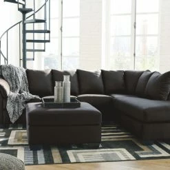 Signature Design By Ashley® Sectionals Darcy - Left Arm Facing Corner Chaise, Right Arm Facing Sofa Sectional