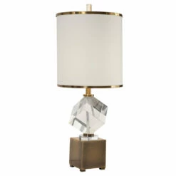 Accessories Uttermost Cristino Crystal Cube Lamp