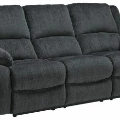 Ashley Furniture Draycoll - Slate - Reclining Power Sofa